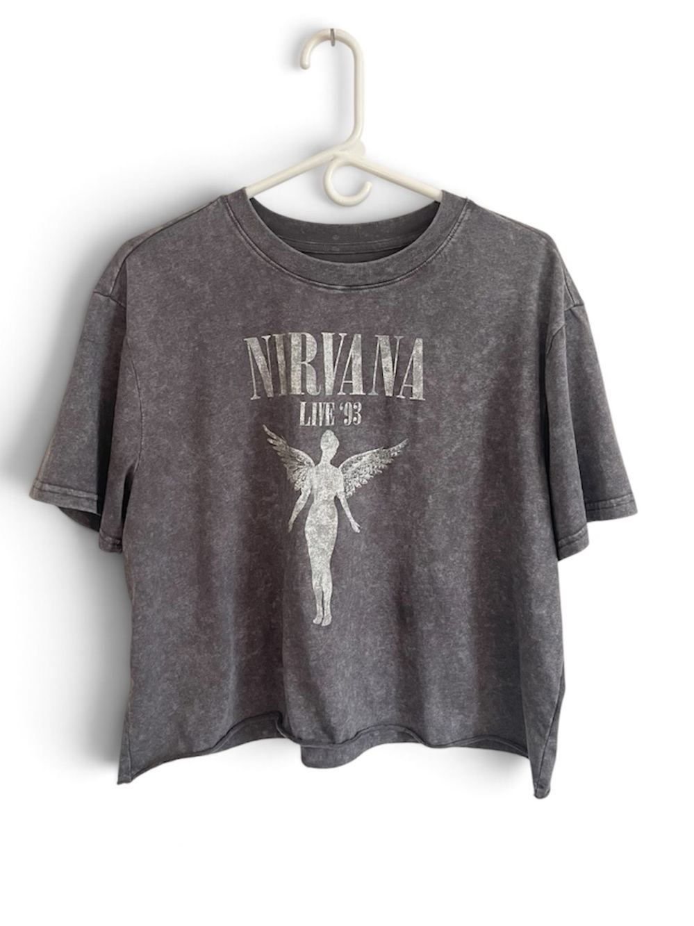 Nirvana Cropped Band Tee